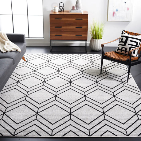 Safavieh Adirondack 10'-0" x 14'-0" Rug in Ivory / Black