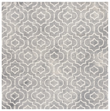 Safavieh Dip Dye 7'-0" x 7'-0" Rug in Grey / Ivory