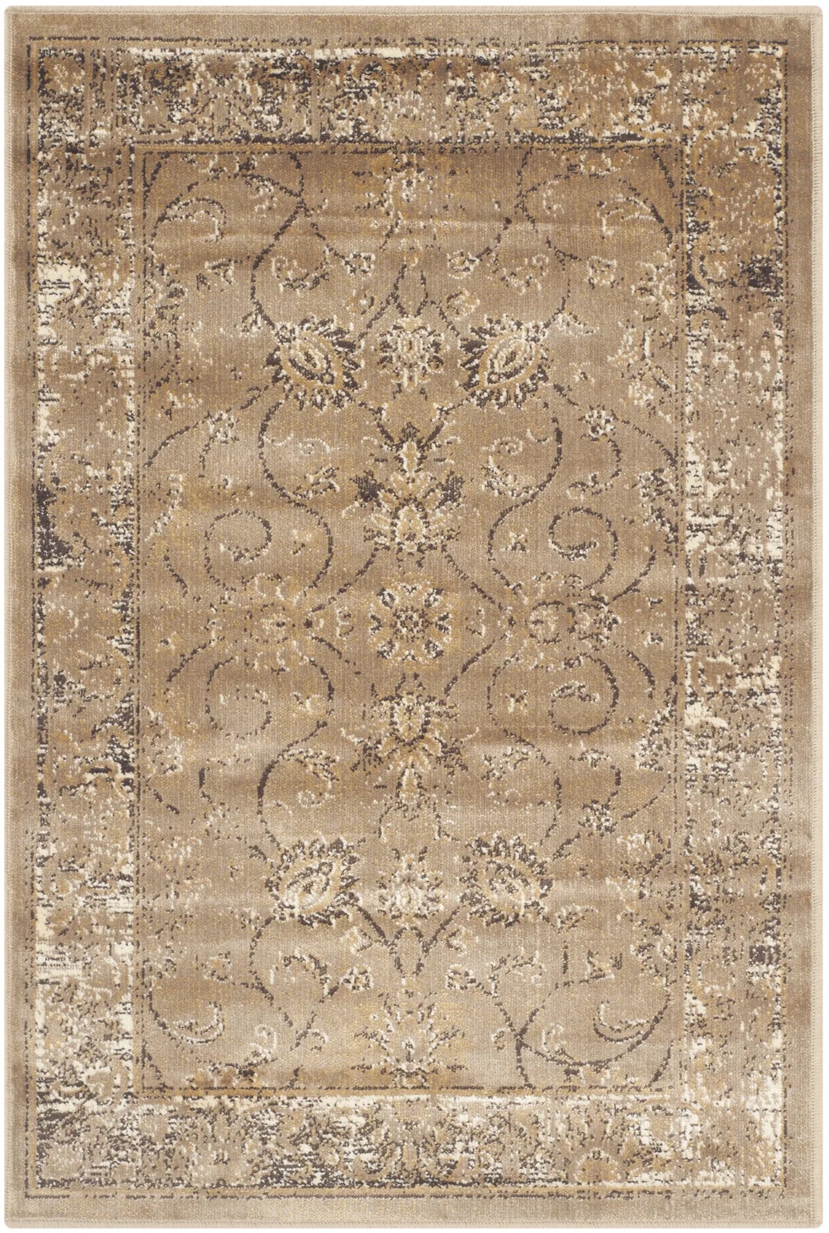 Safavieh Vintage 2'-0" x 3'-0" Rug in Taupe