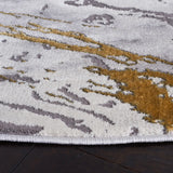 Safavieh Craft 6'-7" x 6'-7" Rug in Grey / Gold