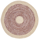 Safavieh Cape Cod 4'-0" x 4'-0" Rug in Rust / Natural