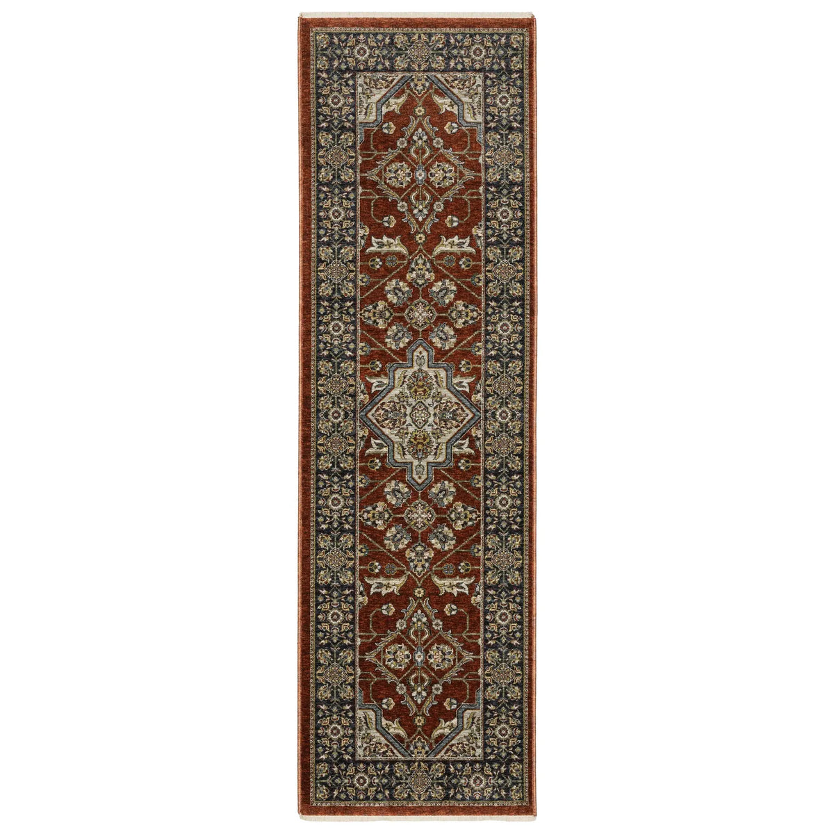 Oriental Weavers Sphinx Aberdeen 4151R Red/ Blue Rugs - runner