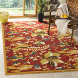 Safavieh Newbury 5'-1" x 7'-6" Rug in Red / Gold