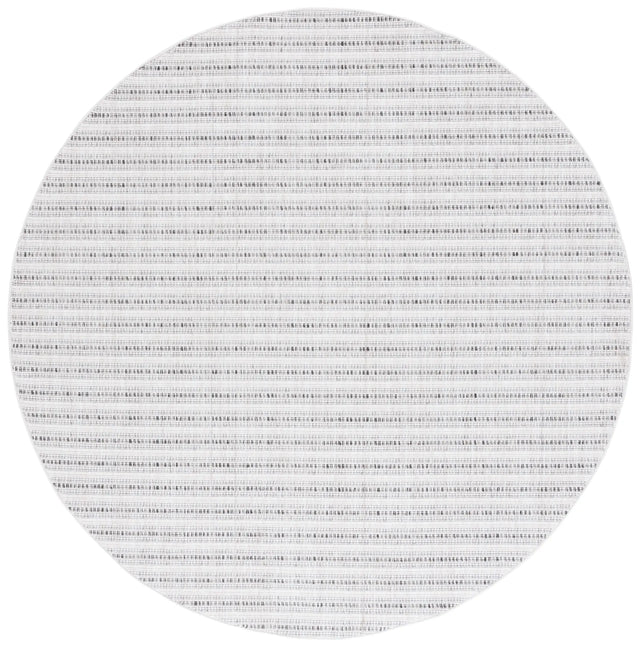 Safavieh Martha Stewart Serenity 6'-7" x 6'-7" Rug in Ivory / Charcoal