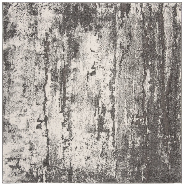 Safavieh Spirit 100 6'-7" x 6'-7" Rug in Grey / Dark Grey