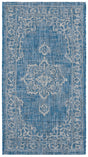 Safavieh Courtyard 2'-7" x 5'-0" Rug in Navy / Grey