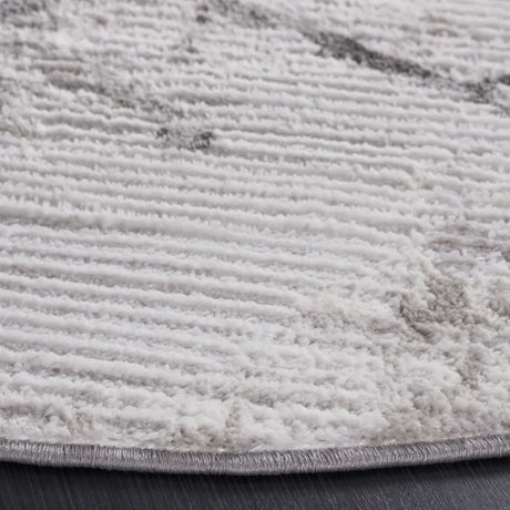 Safavieh Meadow 500 6'-7" x 6'-7" Rug in Grey / Dark Grey