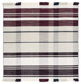 Safavieh Striped Kilim 6'-0" x 6'-0" Rug in Ivory / Grey