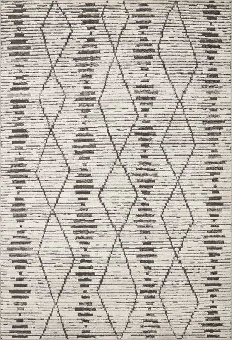 Loloi Kamala Kam-02 Charcoal/Dove Rug - main flat