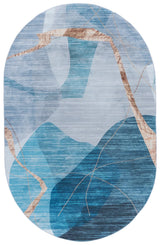 Safavieh Tacoma 5'-0" x 8'-0" Rug in Blue / Gold