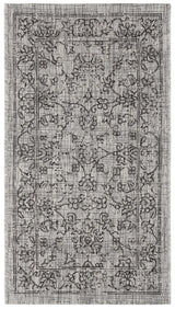 Safavieh Courtyard 2'-0" x 3'-7" Rug in Grey / Black