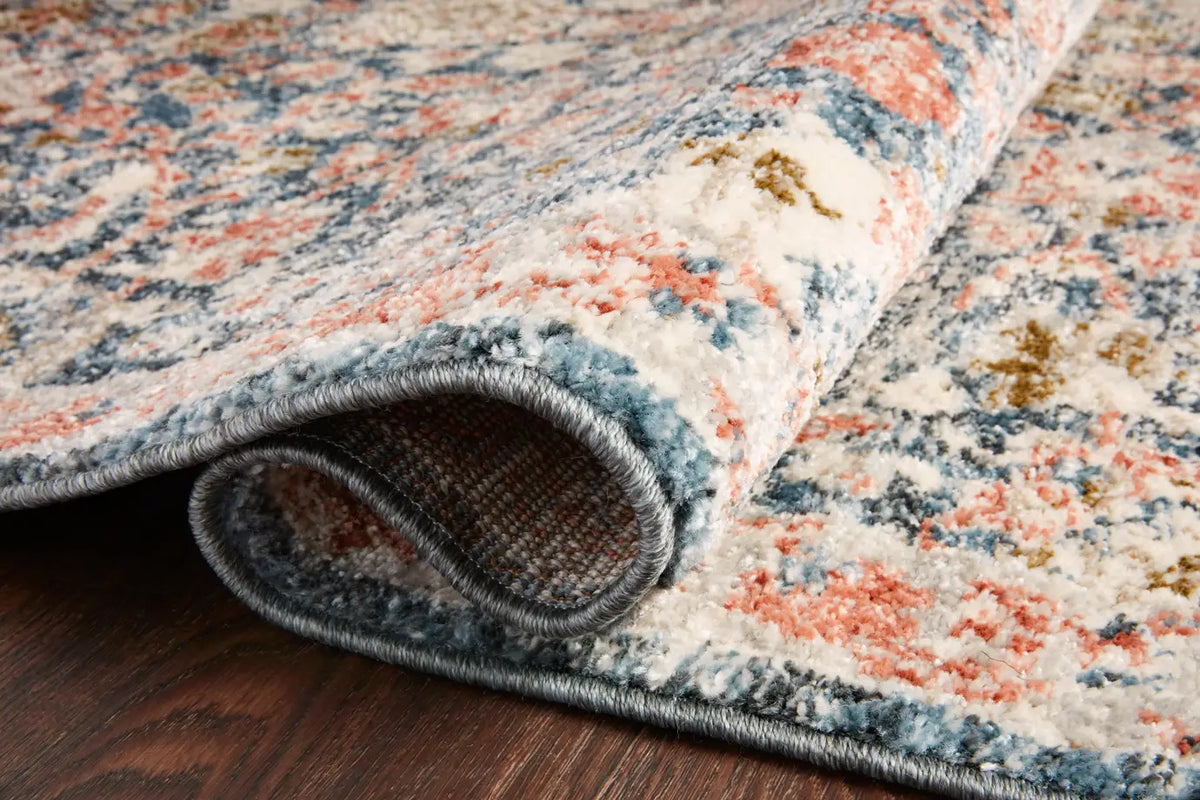 Loloi Saban Sab-03 Navy/Rust Rugs - pile height