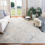 Safavieh Micro-Loop 10'-0" x 14'-0" Rug in Charcoal / Ivory