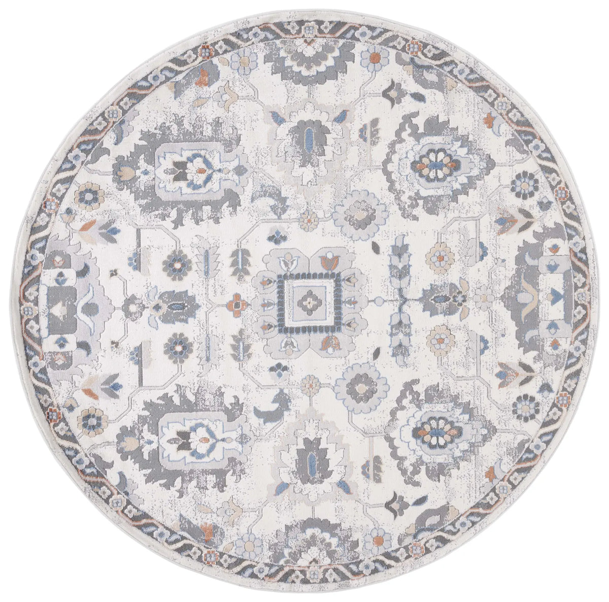 Safavieh Eternal 6'-7" x 6'-7" Rug in Ivory / Grey