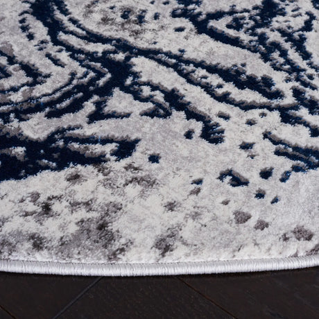 Safavieh Craft 6'-7" x 6'-7" Rug in Grey / Blue