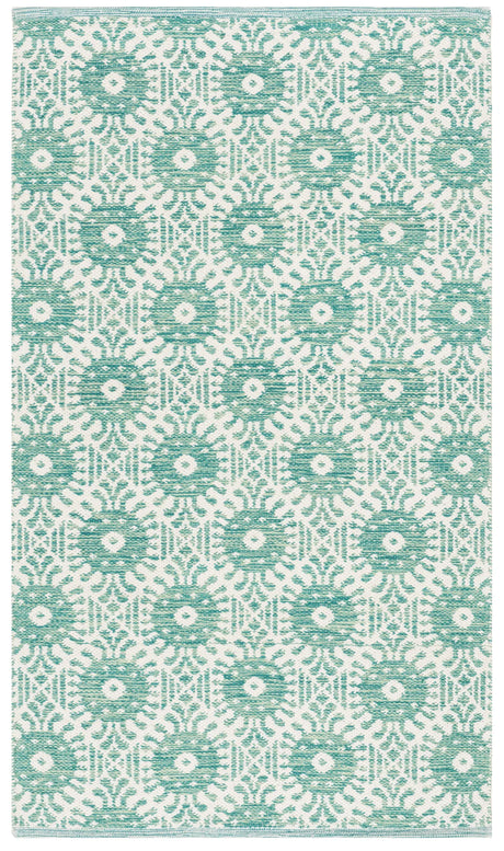 Safavieh Montauk 3'-0" x 5'-0" Rug in Aqua / Ivory