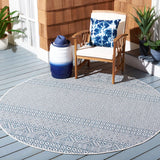 Safavieh Courtyard 10'-0" x 10'-0" Rug in Blue / Navy