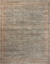 Loloi Heritage Her-12 Blue/Rust Rug - main flat