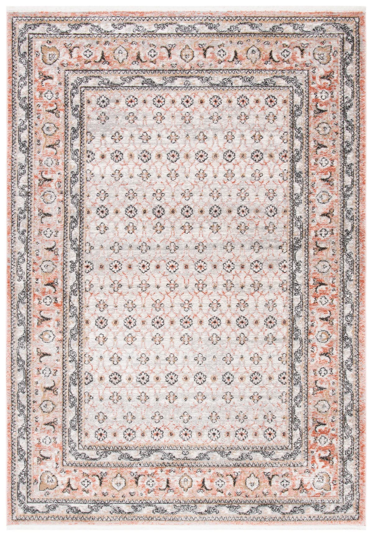 Safavieh Shivan 4'-0" x 6'-0" Rug in Grey / Rose