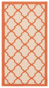 Safavieh Courtyard 2'-0" x 3'-7" Rug in Beige / Terracotta