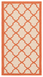 Safavieh Courtyard 2'-0" x 3'-7" Rug in Beige / Terracotta