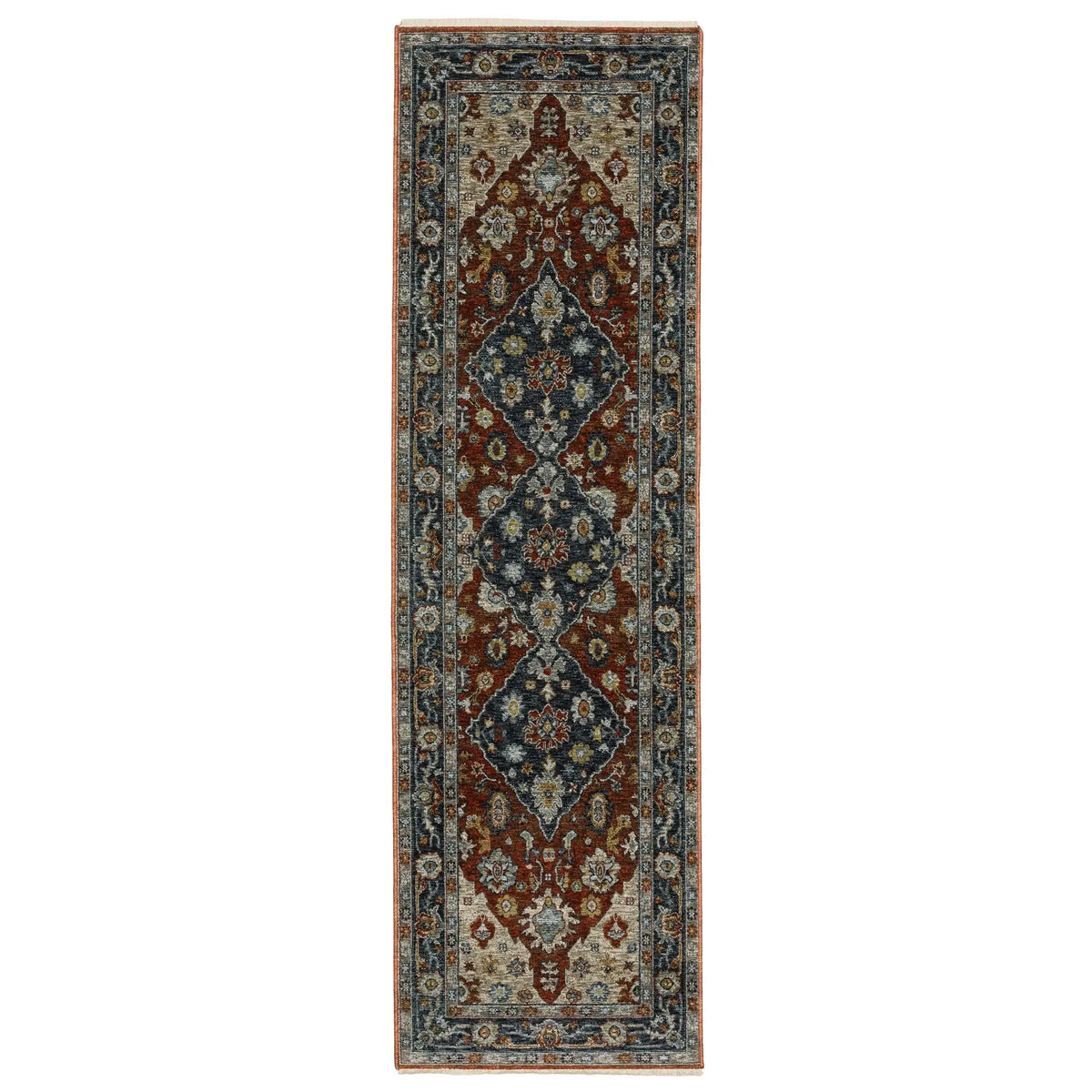 Oriental Weavers Sphinx Aberdeen 1143H Red/ Blue Rugs - runner