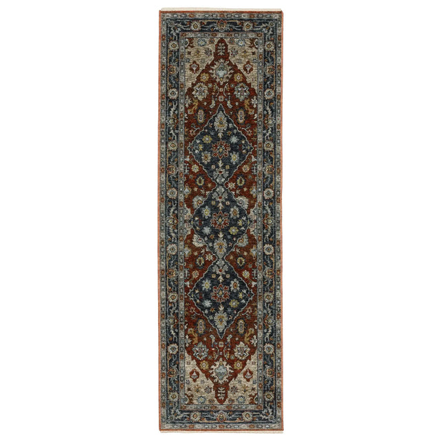 Oriental Weavers Sphinx Aberdeen 1143H Red/ Blue Rugs - runner