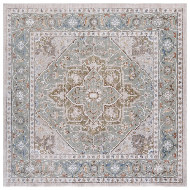 Safavieh Ellwood 6'-5" x 6'-5" Rug in Olive / Beige