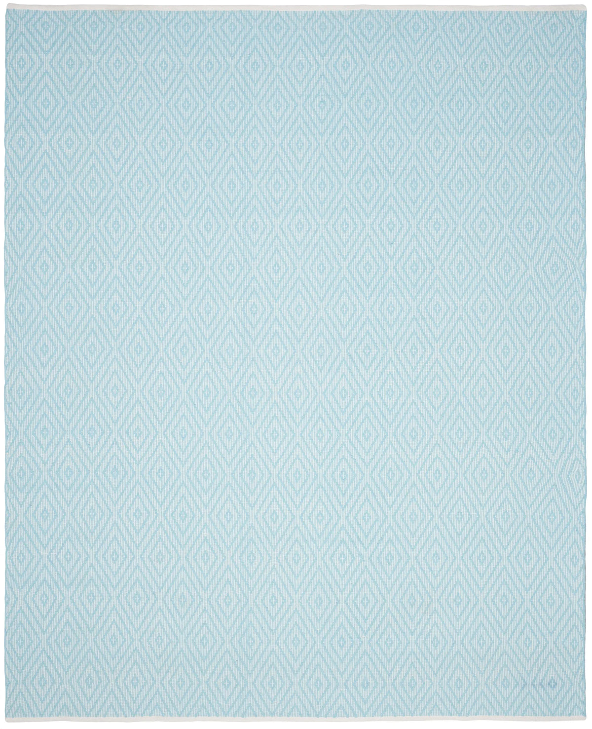 Safavieh Montauk 10'-0" x 14'-0" Rug in Turquoise / Ivory