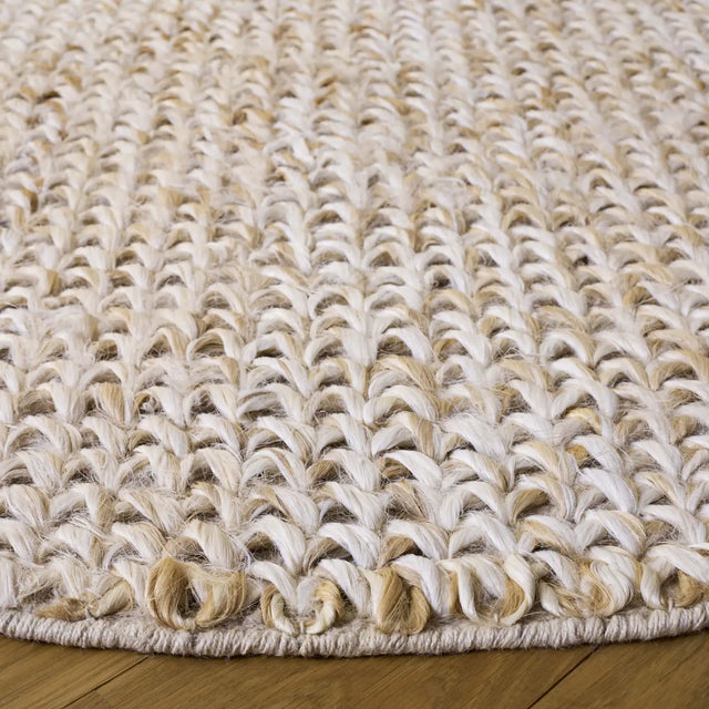 Safavieh Natural Fiber 6'-0" x 6'-0" Rug in Natural / Bleach