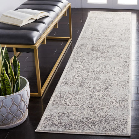 Safavieh Tulum 2'-0" x 9'-0" Rug in Ivory / Grey
