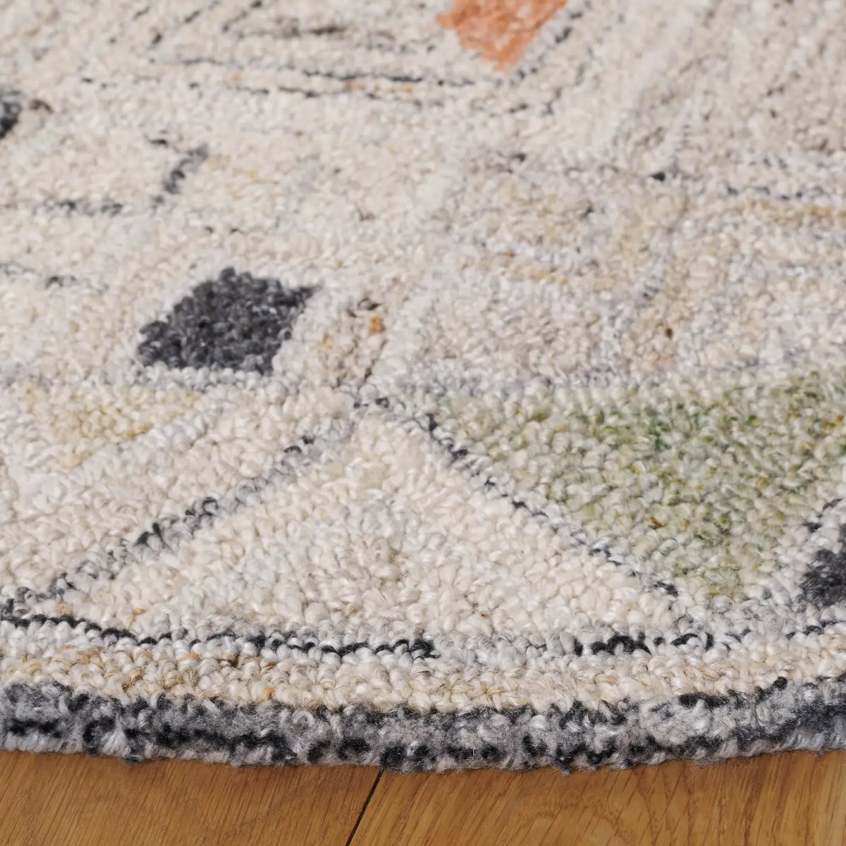 Safavieh Marquee 6'-0" x 6'-0" Rug in Rust / Grey