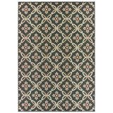 Oriental Weavers Sphinx Latitude 1904K Grey / Orange Rugs - main flat
