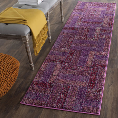 Safavieh Monaco 2'-2" x 8'-0" Rug in Purple / Multi