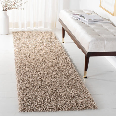 Safavieh Sga-Athens Shag 2'-3" x 8'-0" Rug in Beige