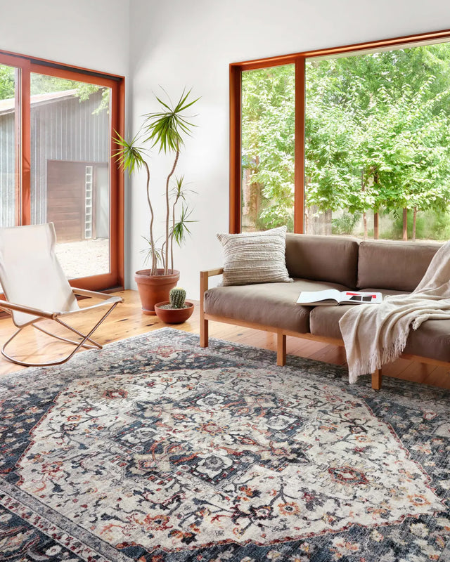 Loloi Samra Sam-09 Ivory/Denim Rugs - room scene 1