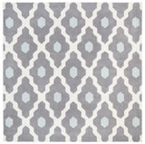 Safavieh Chatham 7'-0" x 7'-0" Rug in Ivory / Dark Grey