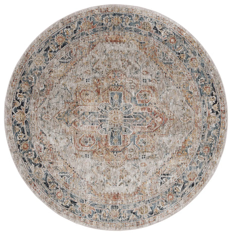 Safavieh Silverado 6'-4" x 6'-4" Rug in Ivory / Blue