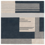 Safavieh Rodeo Drive 6'-0" x 6'-0" Rug in Navy / Ivory