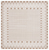 Safavieh Global 6'-7" x 6'-7" Rug in Beige / Light Beige