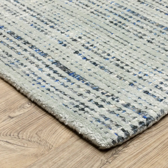 Oriental Weavers Sphinx Circa CIR05 Blue Rugs - corner detail
