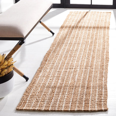 Safavieh Natural Fiber 2'-3" x 9'-0" Rug in Natural / Ivory