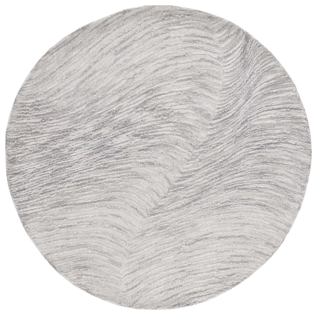 Safavieh Trace 6'-0" x 6'-0" Rug in Grey / Ivory