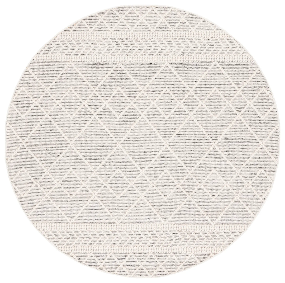 Safavieh Natura 6'-0" x 6'-0" Rug in Ivory / Black