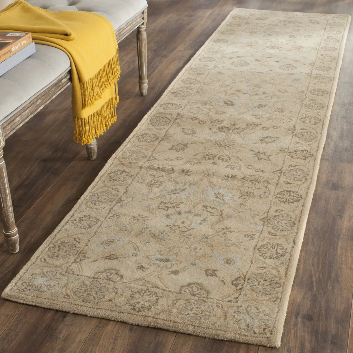Safavieh Wyndham 2'-3" x 9'-0" Rug in Light Gold / Light Gold
