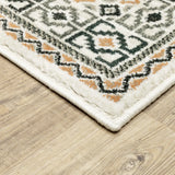 Oriental Weavers Sphinx Georgia 640A0 Ivory/ Multi Rugs - corner detail
