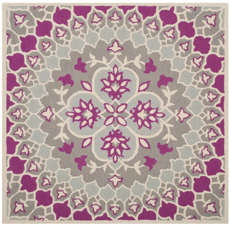 Safavieh Bellagio 5'-0" x 5'-0" Rug in Grey / Ivory