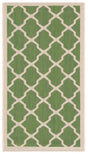Safavieh Courtyard 2'-0" x 3'-7" Rug in Green / Beige
