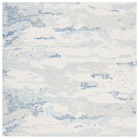 Safavieh Abstract 6'-0" x 6'-0" Rug in Ivory / Blue