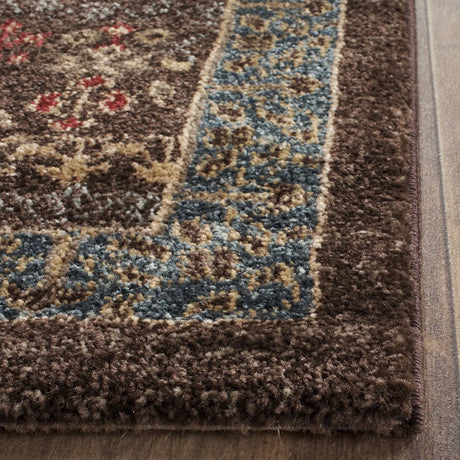 Safavieh Mahal 2'-2" x 10'-0" Rug in Navy / Red